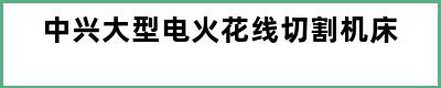 中兴大型电火花线切割机床