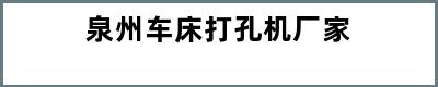 泉州车床打孔机厂家