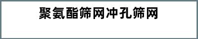 聚氨酯筛网冲孔筛网
